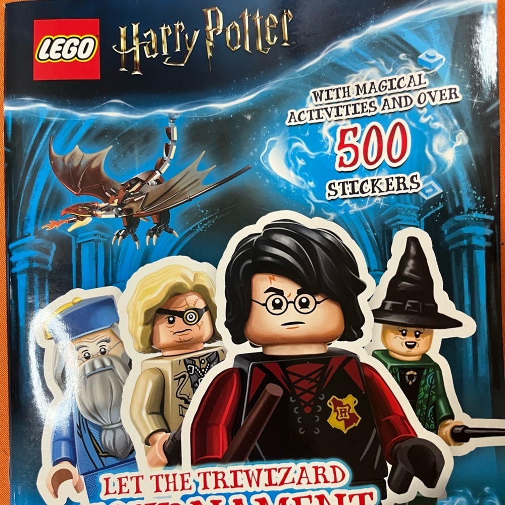 6/$25 Lego Harry Potter Magical Sticker Set - Blue and Red